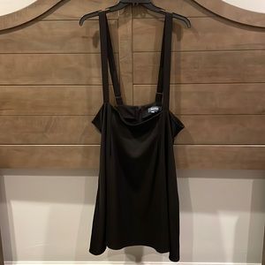 ModCloth Ponte Pinafore Suspender Dress Size 1X